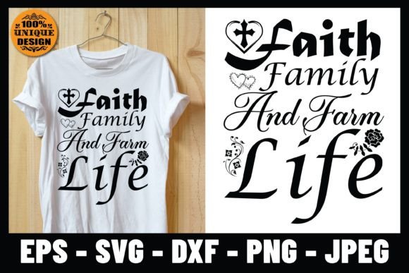 Faith Family and Farm Life Religious Tee Review
