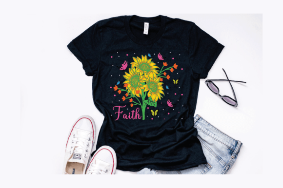 Faith Sunflower with Butterflies Design Review for Real Projects