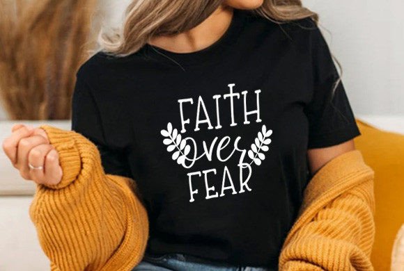 Review of Faith over Fear Vector Graphic for Real Embroidery Projects