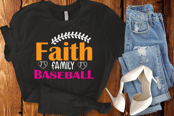 Reviewing the Faith Family Baseball T-Shirt Design for Real Projects