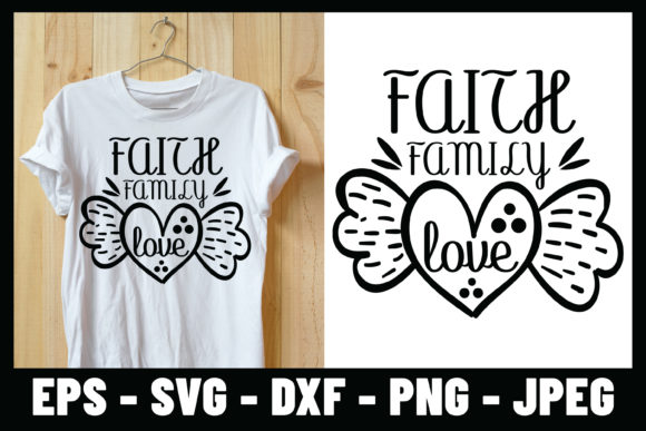 Reviewing the Faith Family Love Bible Verse Tee Design