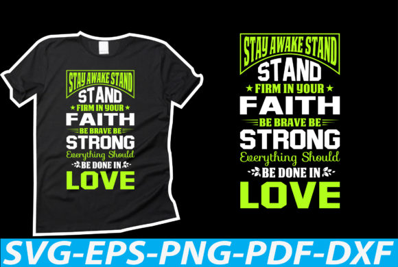 Stay Awake Stand Firm in Your Faith Embroidery Design Review